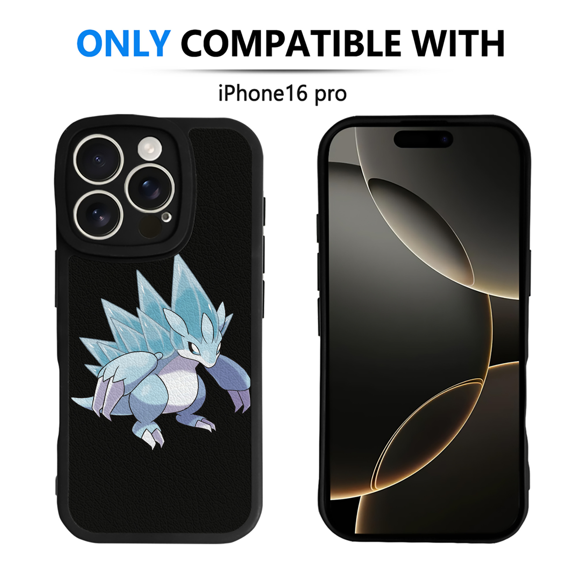 （画像用） ポケットモンスター Pokémon 【iPhone 16シリーズ対応】シリコンスマホケース（レザー調） 材質：シリコン